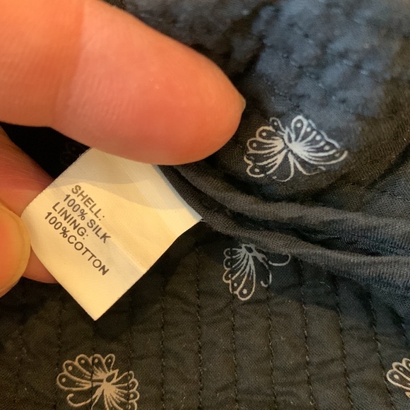 TOCCA size 6 lightweight black mandarin collar silk jacket / blazer - Picture 8 of 8